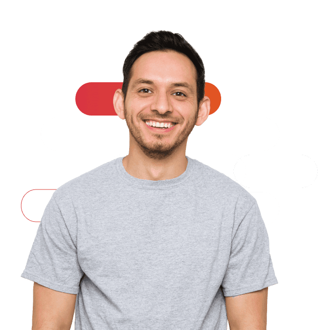 person smiling