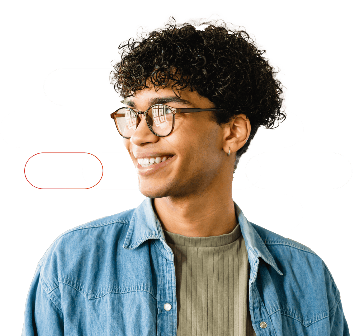 person smiling